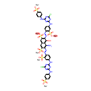 hexasodium 4-amino-3,6-bis[[4-[[4-chloro-6-[(4-sulphonatophenyl)amino]-1,3,5-triazin-2-yl]amino]-2-sulphonatophenyl]azo]-5-hydroxynaphthalene-2,7-disulphonate