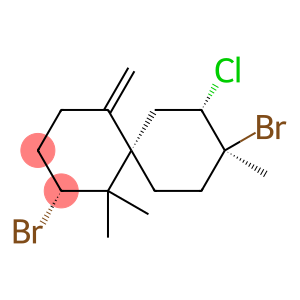 (2R,6S,8S,9S)-1,1,9-Trimethyl-2,9-dibromo-5-methylene-8-chlorospiro[5.5]undecane