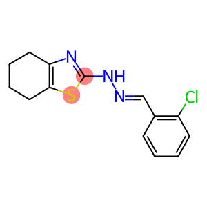 2-chlorobenzaldehyde 4,5,6,7-tetrahydro-1,3-benzothiazol-2-ylhydrazone