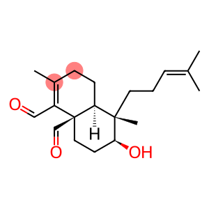 (4aS)-3,4,4a,5,6,7,8,8a-Octahydro-6β-hydroxy-2,5-dimethyl-5α-(4-methyl-3-pentenyl)-1,8aβ-naphthalenedicarbaldehyde