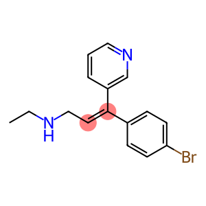 2-Propen-1-amine, 3-(4-bromophenyl)-N-ethyl-3-(3-pyridinyl)-, (2Z)-