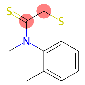 2H-1,4-Benzothiazine-3(4H)-thione,  4,5-dimethyl-