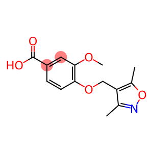 4-(3,5-DIMETHYL-ISOXAZOL-4-YLMETHOXY)-3-METHOXY-BENZOIC ACID