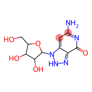 3-amino-9-[3,4-dihydroxy-5-(hydroxymethyl)oxolan-2-yl]-4,7,8,9-tetraza bicyclo[4.3.0]nona-1,3,6-trien-5-one