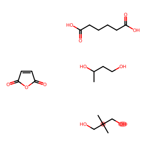 己二酸与1,3-丁二醇、2,2-二甲基-1,3-丙二醇和2,5-呋喃二酮的聚合物