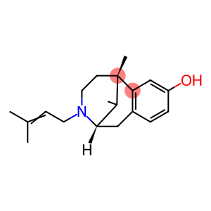 (11S)-1,2,3,4,5,6-Hexahydro-6,11-dimethyl-3-(3-methyl-2-butenyl)-2β,6β-methano-3-benzazocine-8-ol