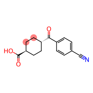 TRANS-4-(4-CYANOBENZOYL)CYCLOHEXANE-1-CARBOXYLIC ACID