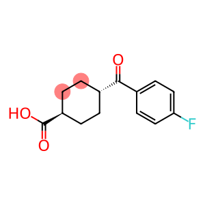 TRANS-4-(4-FLUOROBENZOYL)CYCLOHEXANE-1-CARBOXYLIC ACID