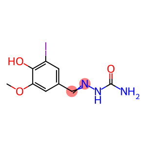 4-Hydroxy-5-iodo-3-methoxybenzaldehyde semicarbazone