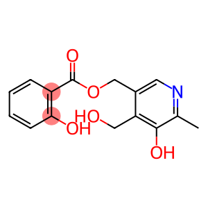 Benzoic acid, 2-hydroxy-, [5-hydroxy-4-(hydroxymethyl)-6-methyl-3-pyridinyl]methyl ester