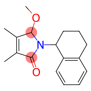 5-methoxy-3,4-dimethyl-1-(1,2,3,4-tetrahydro-1-naphthalenyl)-1,5-dihydro-2H-pyrrol-2-one