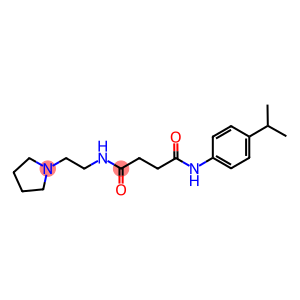 N~1~-(4-isopropylphenyl)-N~4~-[2-(1-pyrrolidinyl)ethyl]succinamide