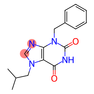3-苄基-7-(2-甲基丙基)-2,3,6,7-四氢-1H-嘌呤-2,6-二酮