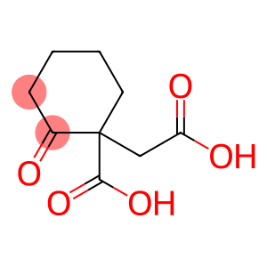 Cyclohexaneacetic acid, 1-carboxy-2-oxo- (5CI)