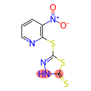 5-[(3-NITRO-2-PYRIDINYL)SULFANYL]-1,3,4-THIADIAZOLE-2-THIOL