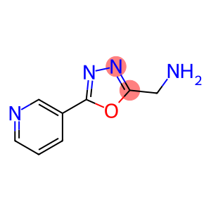 (5-(Pyridin-3-yl)-1,3,4-oxadiazol-2-yl)methanamine ditrifluoroacetate