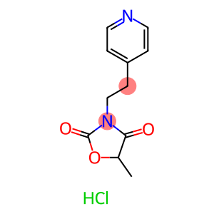 2,4-Oxazolidinedione, 5-methyl-3-[2-(4-pyridinyl)ethyl]-, hydrochloride (1:1)