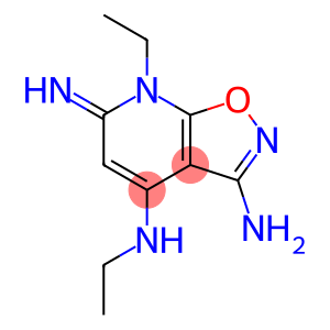 Isoxazolo[5,4-b]pyridine-3,4-diamine, N4,7-diethyl-6,7-dihydro-6-imino-