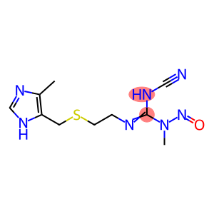 3-Cyano-1-methyl-2-[2-[[(5-methyl-1H-imidazol-4-yl)methyl]thio]ethyl]-1-nitrosoguanidine