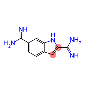 2-(diaminomethylidene)indole-6-carboximidamide