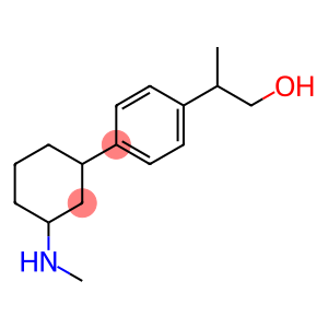 beta-Methyl-4-(3-(methylamino)cyclohexyl)benzeneethanol