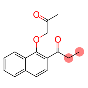 1-Propanone, 1-[1-(2-oxopropoxy)-2-naphthalenyl]-