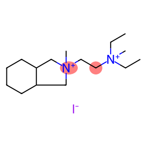 1H-Isoindolium, 2-[2-(diethylmethylammonio)ethyl]octahydro-2-methyl-, iodide (1:2)