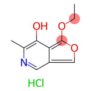 Furo[3,4-c]pyridin-7-ol, 1-ethoxy-6-methyl-, hydrochloride (1:1)