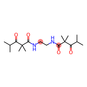 N,N'-Ethylenebis(3-oxo-2,2,4-trimethylvaleramide)