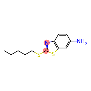 2-(戊基硫烷基)-1,3-苯噻唑-6-胺