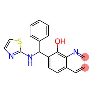 7-[α-(Thiazol-2-ylamino)benzyl]-8-quinolinol