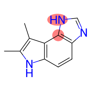 Pyrrolo[3,2-e]benzimidazole, 1,6-dihydro-7,8-dimethyl- (9CI)