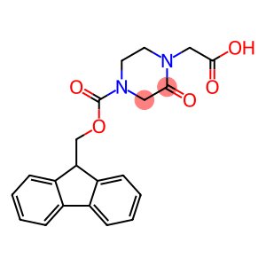 2-(4-{[(9H-fluoren-9-yl)methoxy]carbonyl}-2-oxopiperazin-1-yl)acetic acid