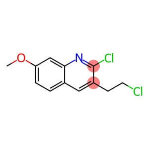 Quinoline, 2-chloro-3-(2-chloroethyl)-7-methoxy-