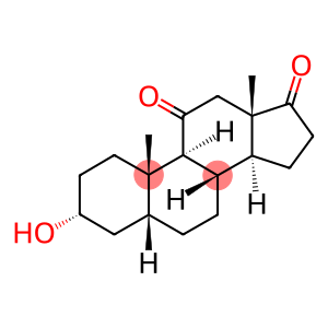 5beta-Androstane-11,17-dione, 3alpha-hydroxy-