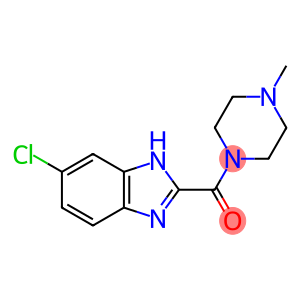 PIPERAZINE, 1-[(5-CHLORO-1H-BENZIMIDAZOL-2-YL)CARBONYL]-4-METHYL-