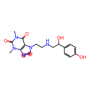 7-[2-[[2-Hydroxy-2-(p-hydroxyphenyl)ethyl]amino]ethyl]-1,3-dimethyl-1H-purine-2,6(3H,7H)-dione