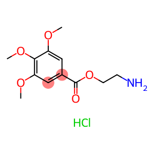 2-aminoethyl 3,4,5-trimethoxybenzoate hydrochloride