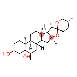 (25R)-6-beta-Methyl-5-alpha-spirostan-3-beta,5-alpha-diol