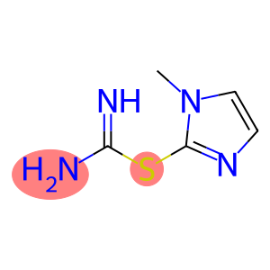 Carbamimidothioic acid, 1-methyl-1H-imidazol-2-yl ester (9CI)