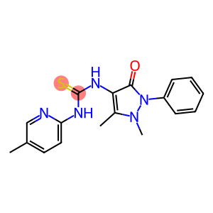 1-Antipyrinyl-3-(5-methyl-2-pyridyl)thiourea