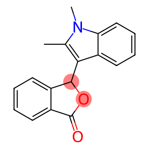 1(3H)-Isobenzofuranone, 3-(1,2-dimethyl-1H-indol-3-yl)-
