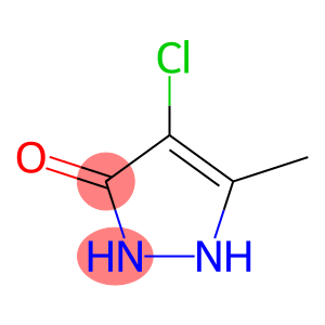 3H-Pyrazol-3-one, 4-chloro-1,2-dihydro-5-methyl-