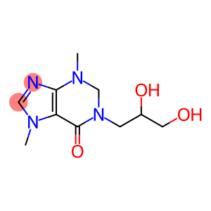 1,2,3,7-Tetrahydro-1-(2,3-dihydroxypropyl)-3,7-dimethyl-6H-purin-6-one