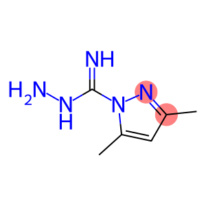 1H-Pyrazole-1-carboximidic  acid,  3,5-dimethyl-,  hydrazide