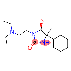 5-Cyclohexyl-3-[2-(N,N-diethylamino)ethyl]-5-methylhydantoin