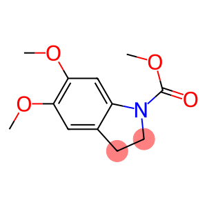 2,3-Dihydro-5,6-dimethoxy-1-(methoxycarbonyl)-1H-indole