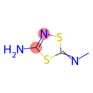 1,4,2-Dithiazol-3-amine, 5-(methylimino)-