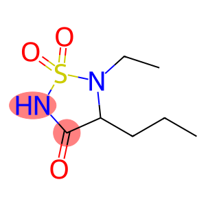 1,2,5-Thiadiazolidin-3-one,5-ethyl-4-propyl-,1,1-dioxide(9CI)