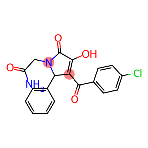 2-[3-(4-CHLOROBENZOYL)-4-HYDROXY-5-OXO-2-PHENYL-2,5-DIHYDRO-1H-PYRROL-1-YL]ACETAMIDE